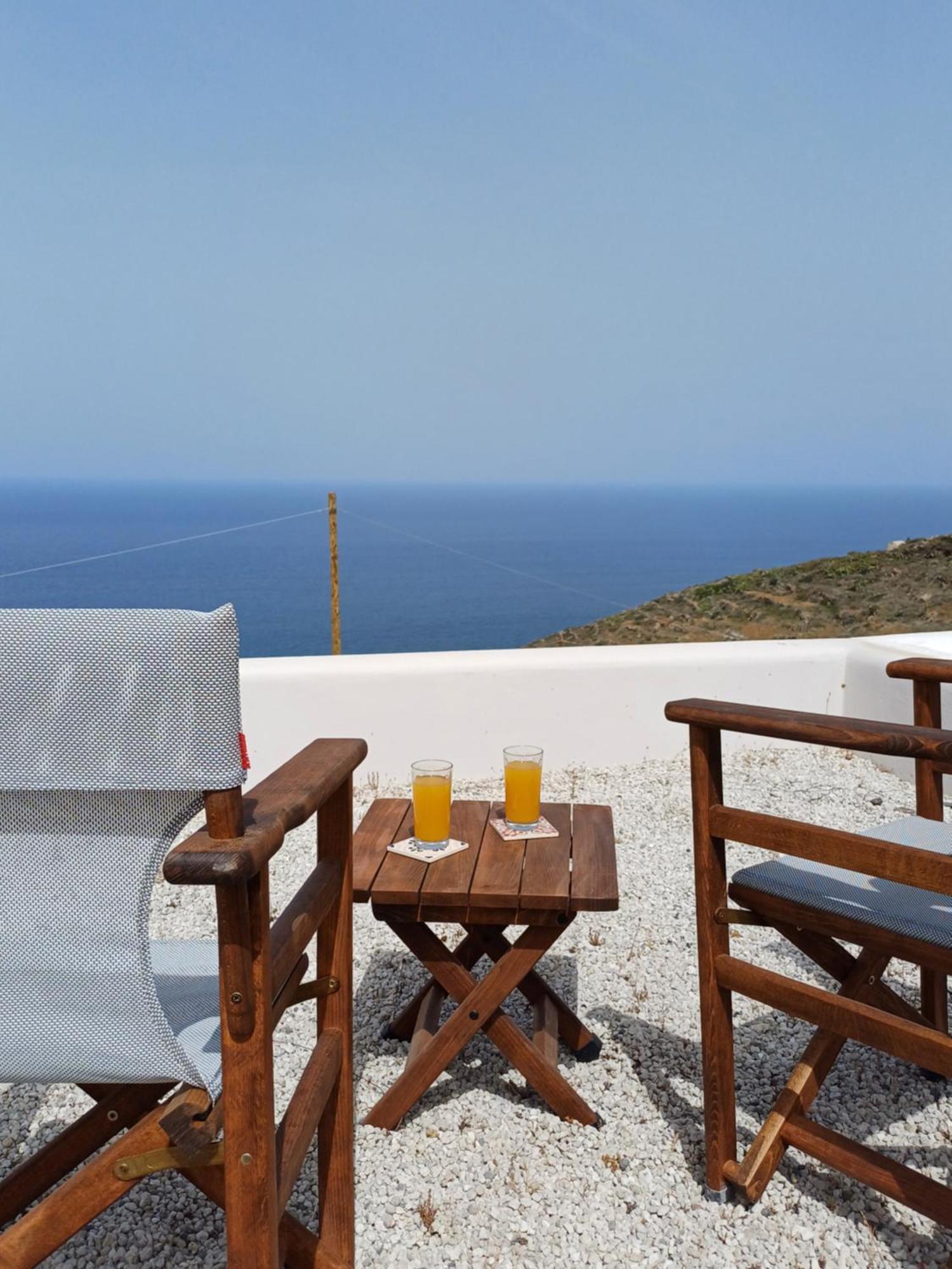 'Irene' Cycladic House With Sunrise And Sea View! Villa Foinikiá Exterior foto