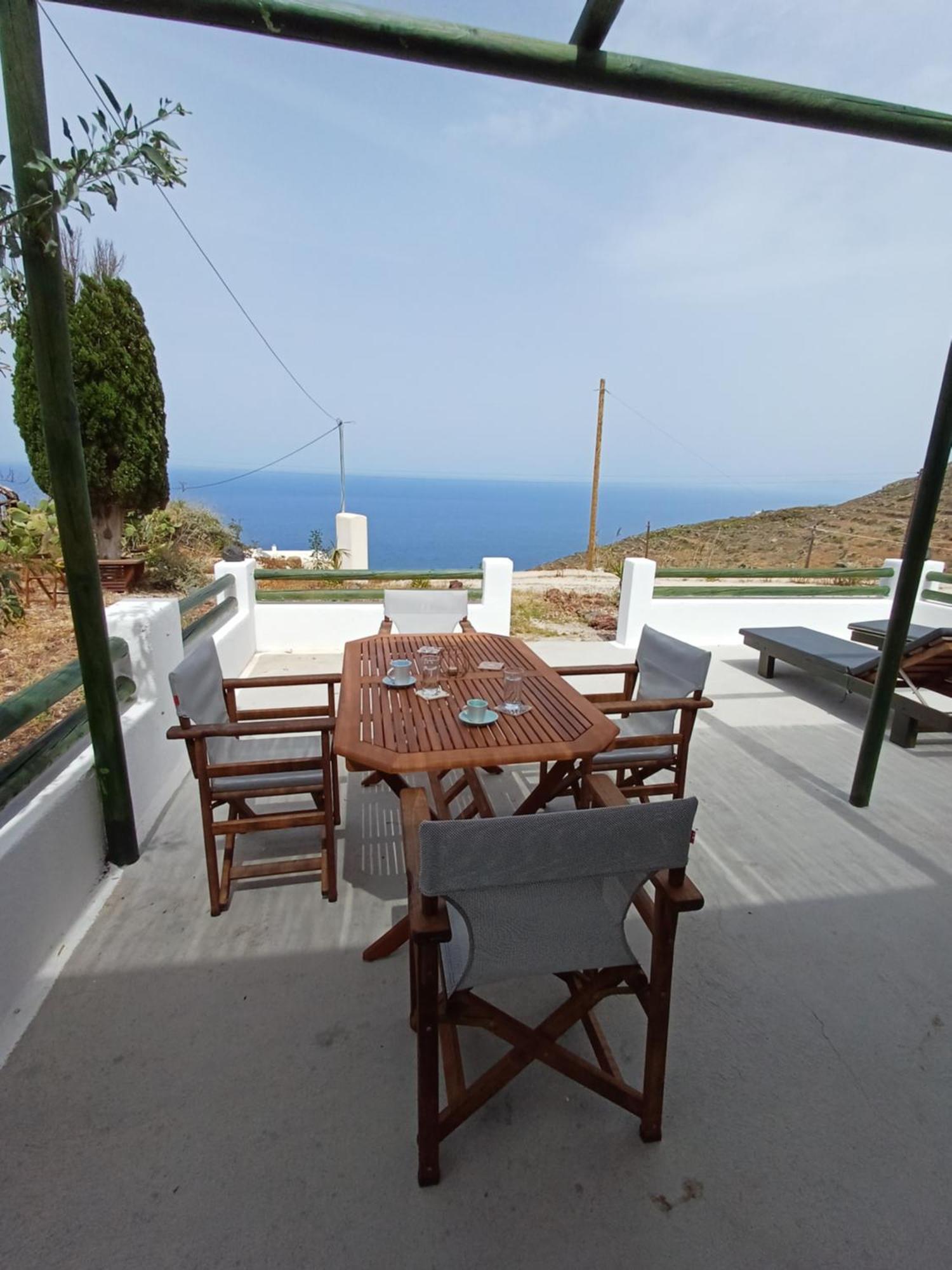 'Irene' Cycladic House With Sunrise And Sea View! Villa Foinikiá Exterior foto